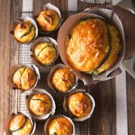 Gluten free Cornbread Muffins with Poblano Peppers and Smoked Gouda