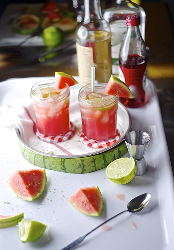 watermelon grasshopper Cocktail so refreshing!