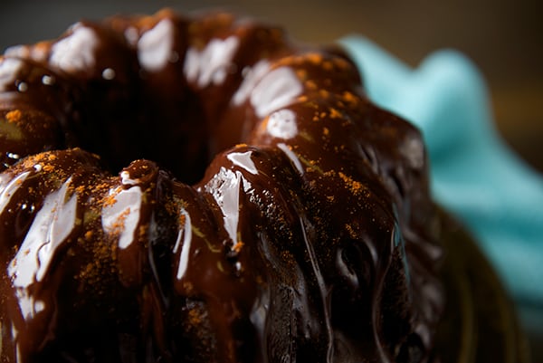 Devil's Chocolate and Ganache Cake_ with cayenne