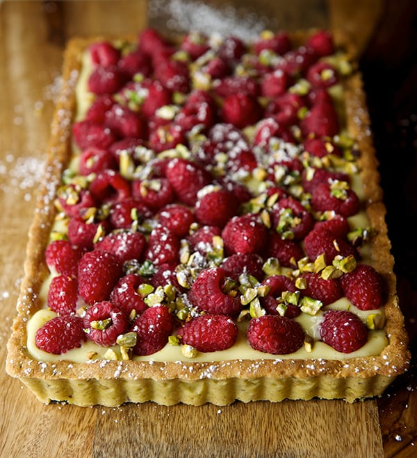 Raspberry Pistachio Tart~Yes, more please!