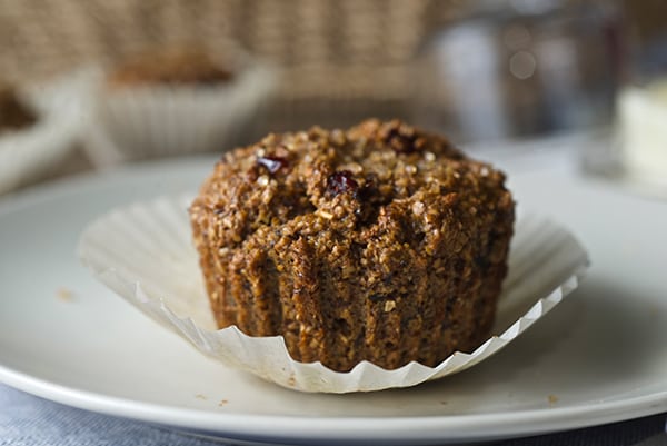 Cranberry Walnut Bran Muffins_I love them!