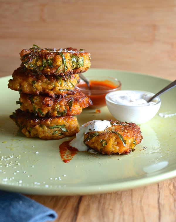 Sweet Potato, Kale & Quinoa Fritter