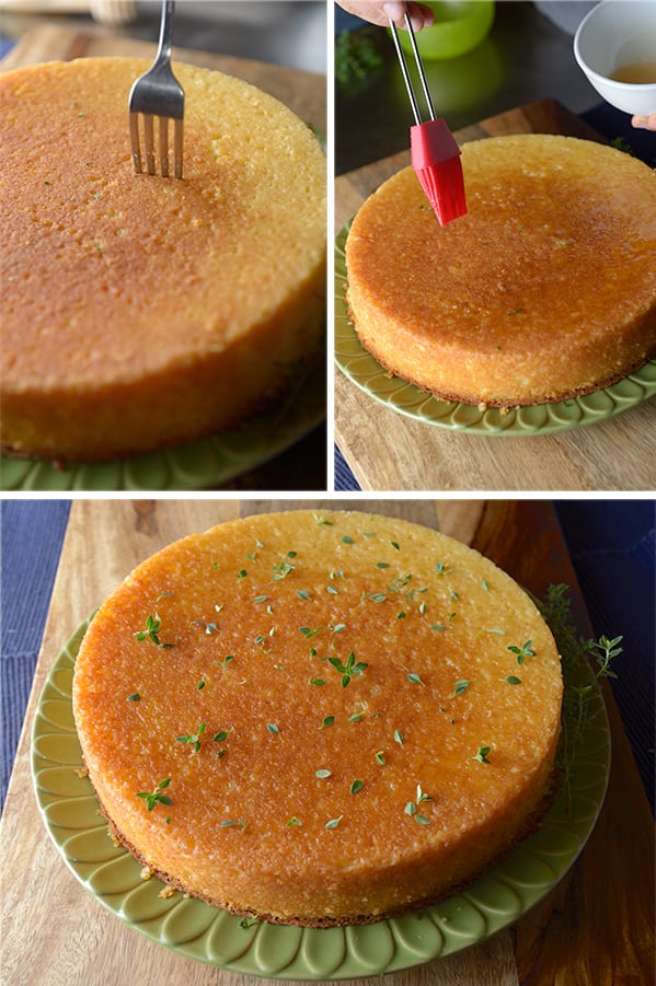 Ricotta-Cake-with-honey-lemon-thyme-glaze_poking-and-glazing