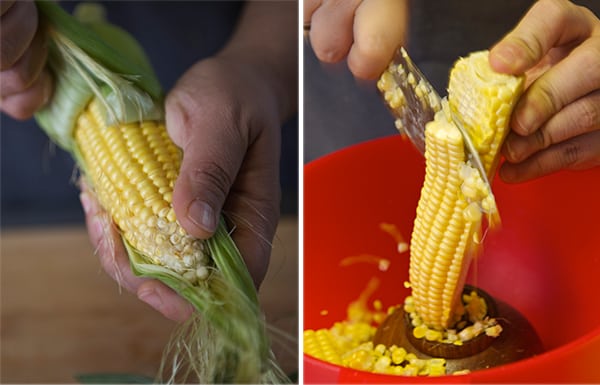 Pozole-Verde_Pozolillo_how-to-cut-Corn-kernels-from-the-cob~Yes-more-please!-