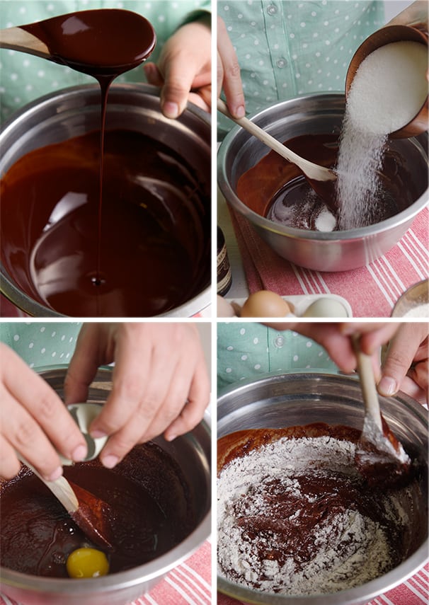 Cacao-Nibs-and-Cherry-Brownies~Mixing-the-brownies~Yes,-more-please!