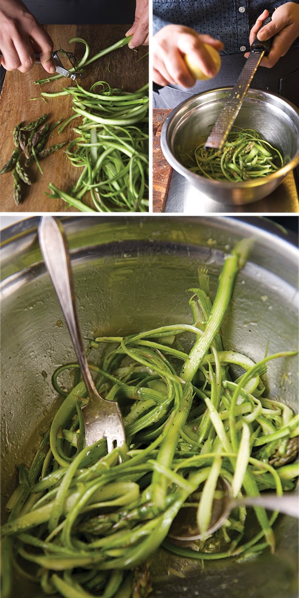 Warm-Farro-Asparagus-and-Poached-egg-asparagus-ribbons