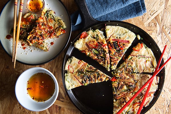 Rainbowchard-Korean-Pancakes-ready-to-serve~Yes,-more-please!