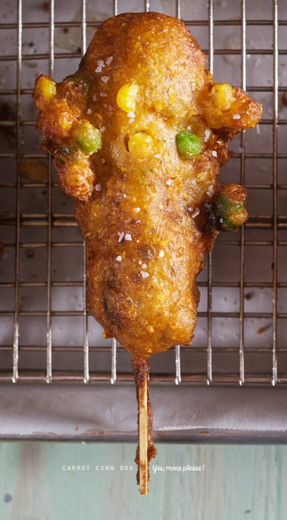Carrot Corn dogs (no dog!) Yes, more please!