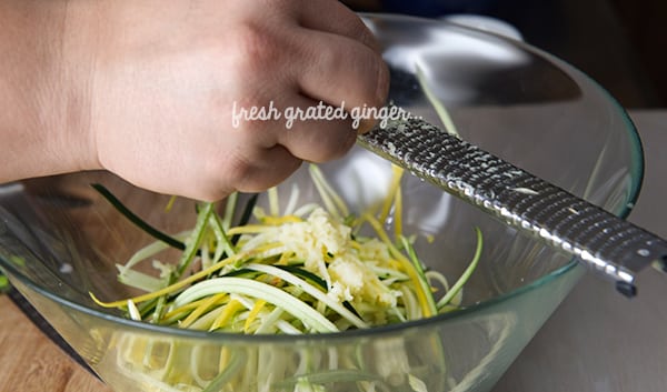 Zucchini-Ginger-Brown-Rice-bowls_fresh-grated-ginger