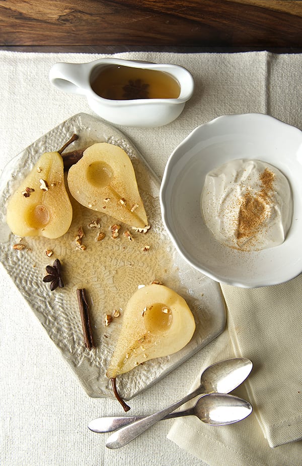 Spiced-poached-pears_and-mascarpone_ready-to-serve