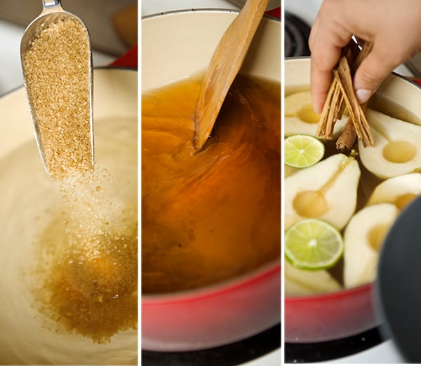 Spiced-poached-pears_dissolve-the-sugar