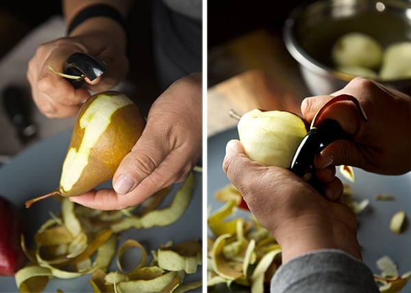 Spiced-poached-pears_peeling-pears_Yes,-more-please!