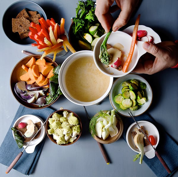 Creamy Bagna Cauda & Seasonal Vegetables ~ Yes, more please!