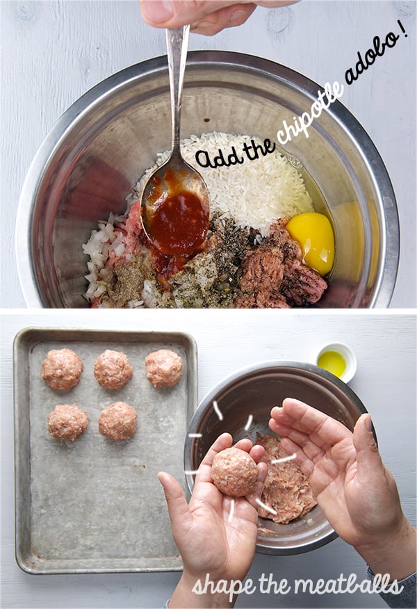 Chipotle-Albondigas-Soup_mixing-the-meatball-ingredients