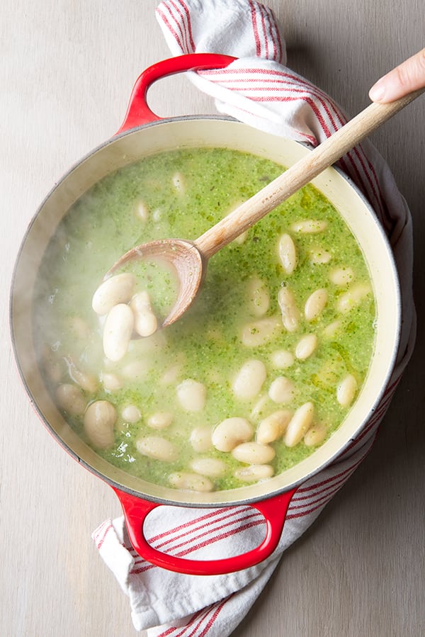 Rancho-Gordo-Corona-Beans-and-Spicy-Cilantro-Peanut-Pesto_Yes,-more-please!