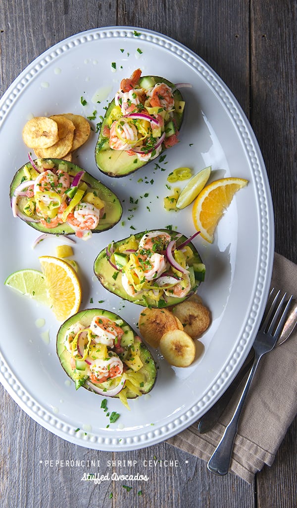 Peperoncini-Shrimp-Ceviche-Stuffed-Avocados_Yes,-more-please!