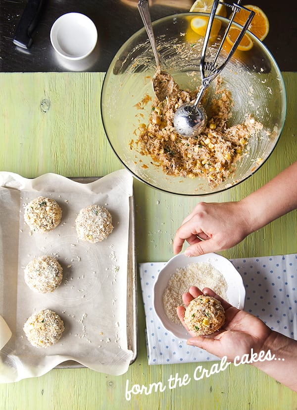 Sweet-Corn-Crab-Cakes-with-Saffron-Aioli_making-and-forming-the-crabcakes_Yes,-more-please!