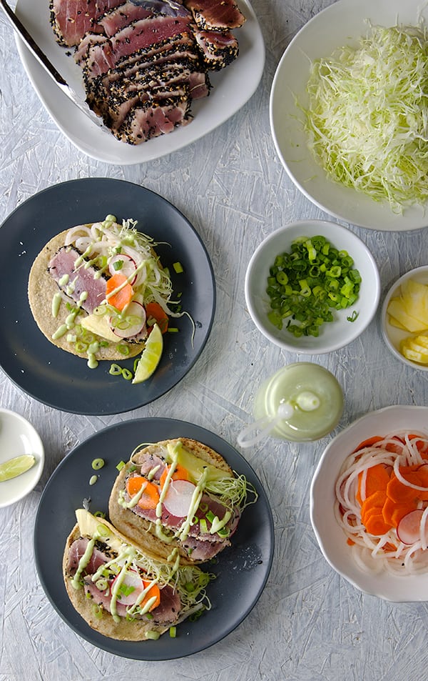 Black-Sesame-Seared-Ahi-Tuna-Taco-Party