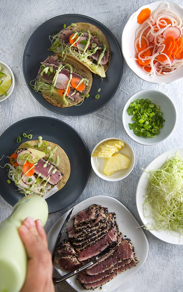 Black-Sesame-Seared-Ahi-Tuna-Tacos_Making-Tacos_Yes,-more-please!