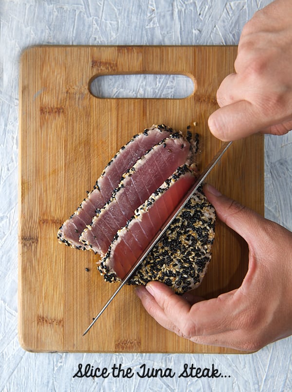 Black-Sesame-Seared-Ahi-Tuna-Tacos_slicing-the-Tuna