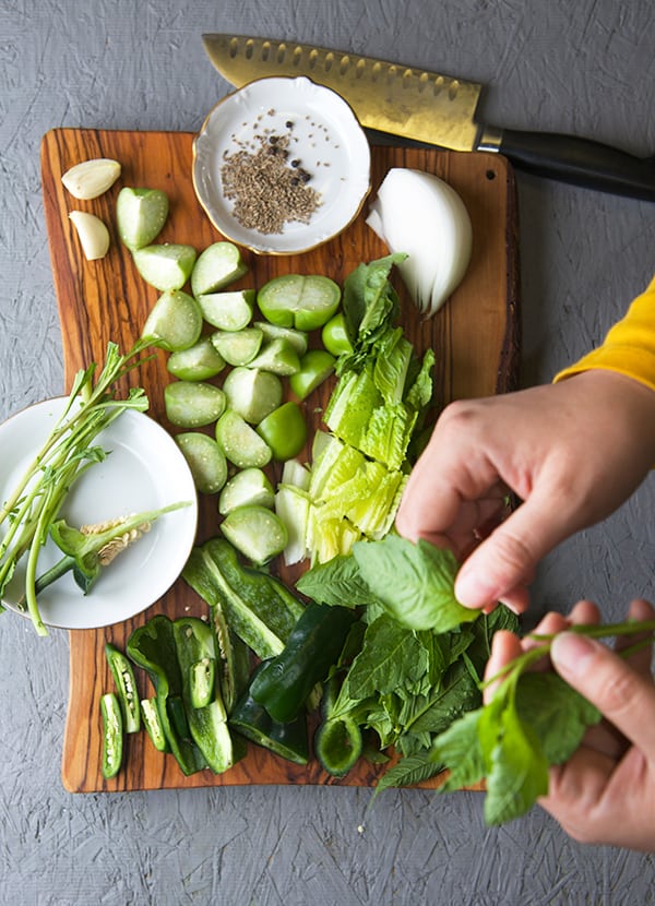 Mariana's-Pipian-Verde_chopped-ingredients