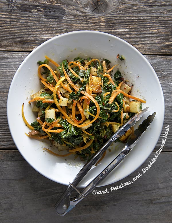 Chard, Potatoes, and Shredded Carrot hash_Vegetable-Taco-Filling_Yes,-more-please! copy